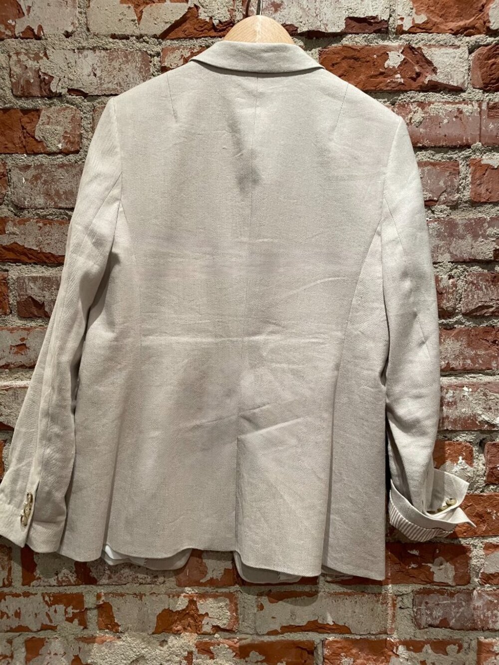 Banana Republic Flax Linen Long and Lean single-breasted blazer - Picture 4 of 4